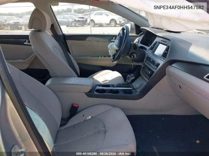 5NPE34AF0HH547582 2017 Hyundai Sonata Sport