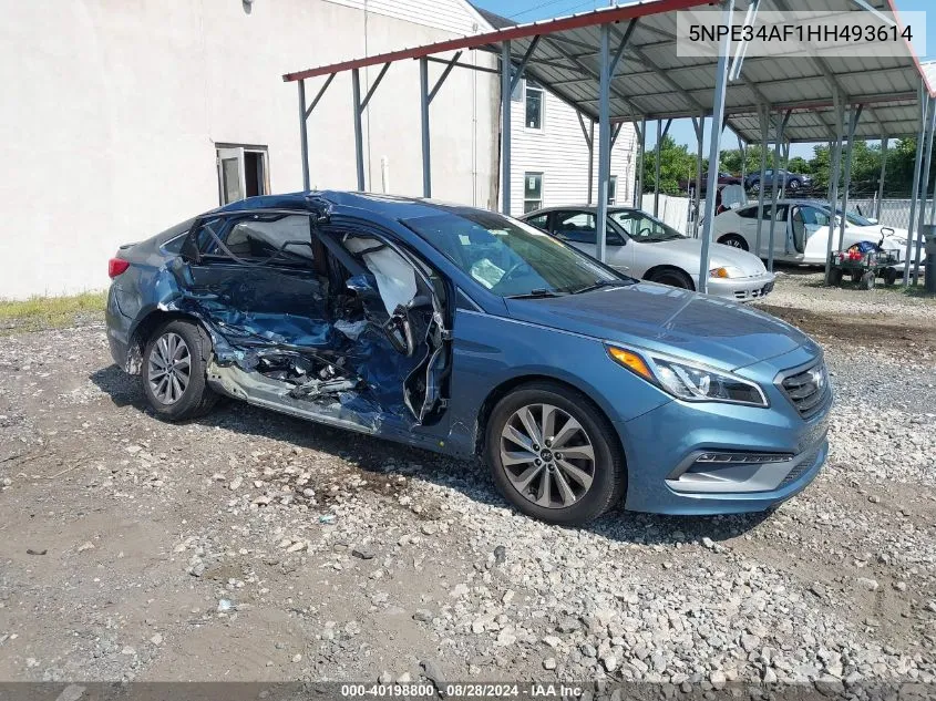 5NPE34AF1HH493614 2017 Hyundai Sonata Sport