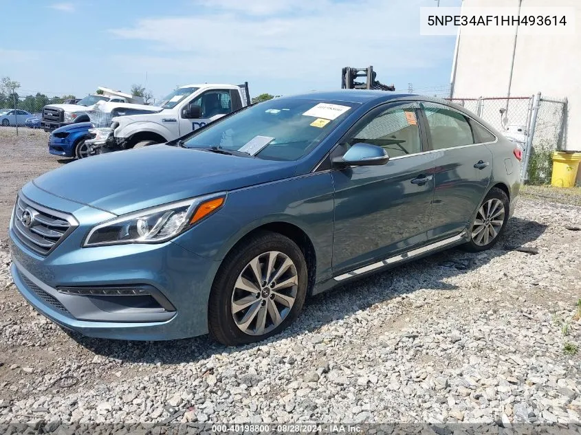 5NPE34AF1HH493614 2017 Hyundai Sonata Sport