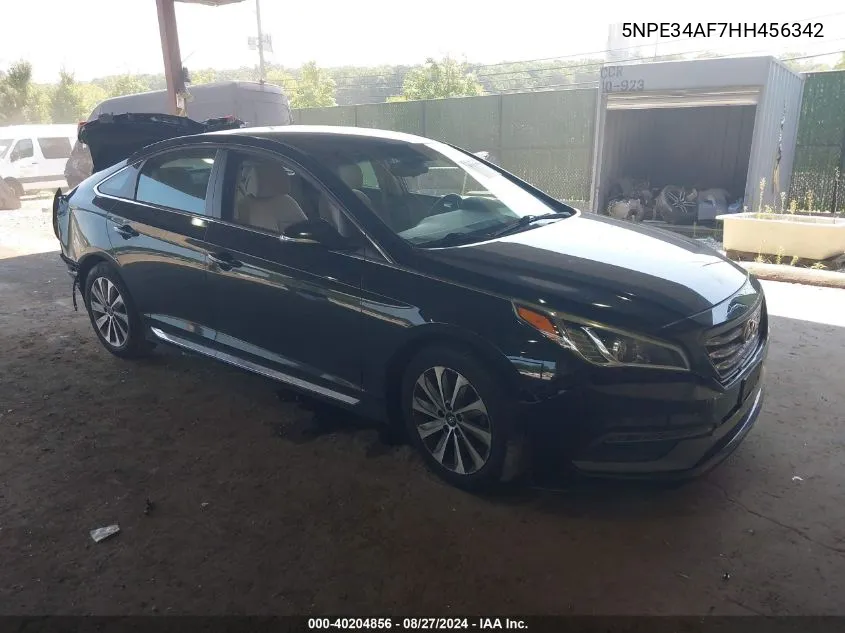 5NPE34AF7HH456342 2017 Hyundai Sonata Sport