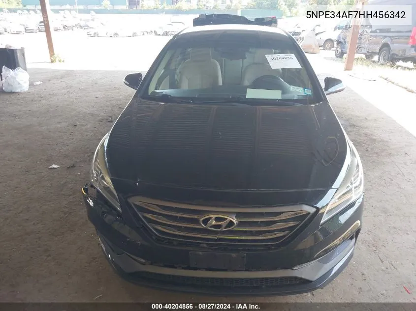 5NPE34AF7HH456342 2017 Hyundai Sonata Sport