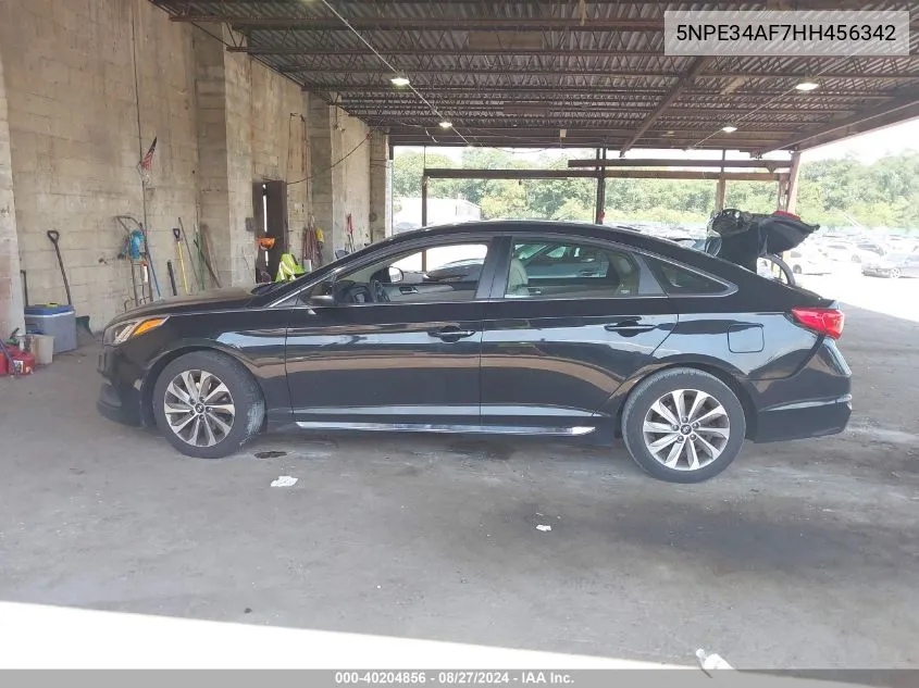 5NPE34AF7HH456342 2017 Hyundai Sonata Sport