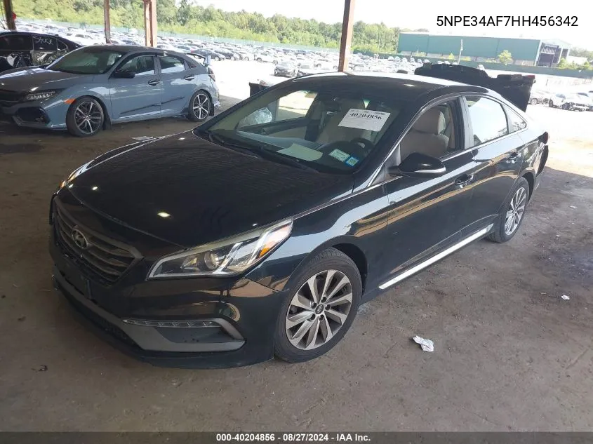 2017 Hyundai Sonata Sport VIN: 5NPE34AF7HH456342 Lot: 40204856