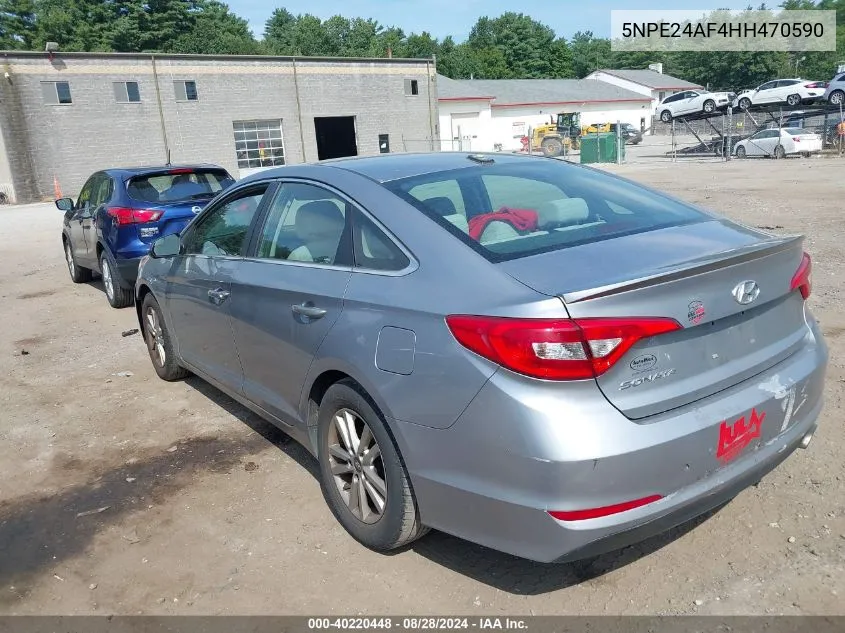 2017 Hyundai Sonata VIN: 5NPE24AF4HH470590 Lot: 40220448