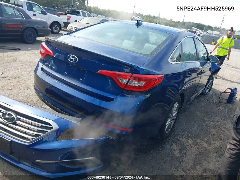 2017 Hyundai Sonata Se VIN: 5NPE24AF9HH525969 Lot: 40230145