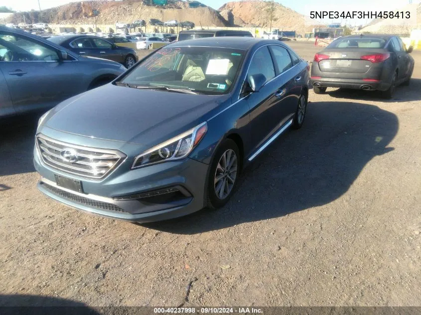 2017 Hyundai Sonata Limited VIN: 5NPE34AF3HH458413 Lot: 40237998