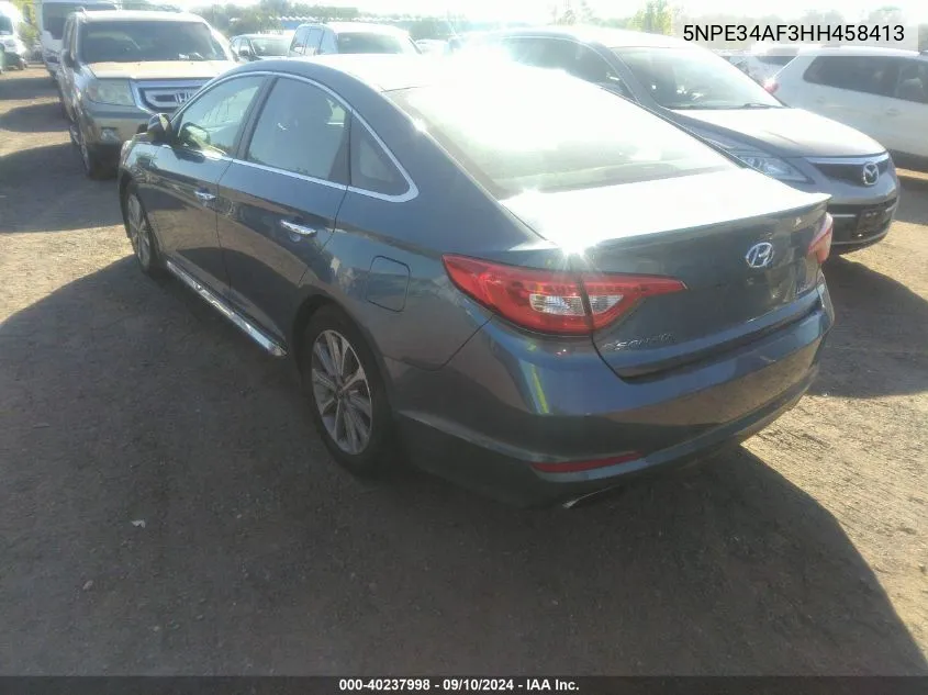 2017 Hyundai Sonata Limited VIN: 5NPE34AF3HH458413 Lot: 40237998