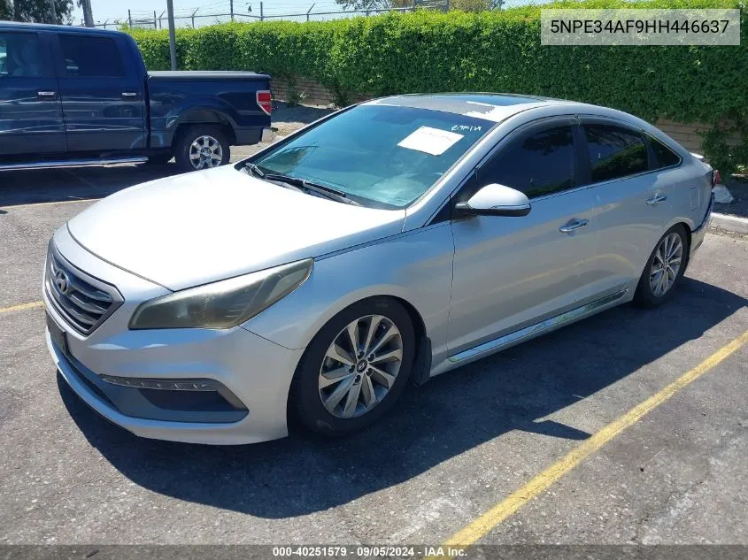 5NPE34AF9HH446637 2017 Hyundai Sonata Sport