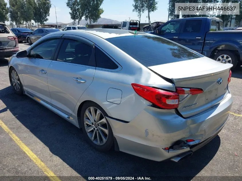 5NPE34AF9HH446637 2017 Hyundai Sonata Sport