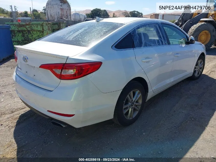 2017 Hyundai Sonata Se VIN: 5NPE24AF9HH479706 Lot: 40259819