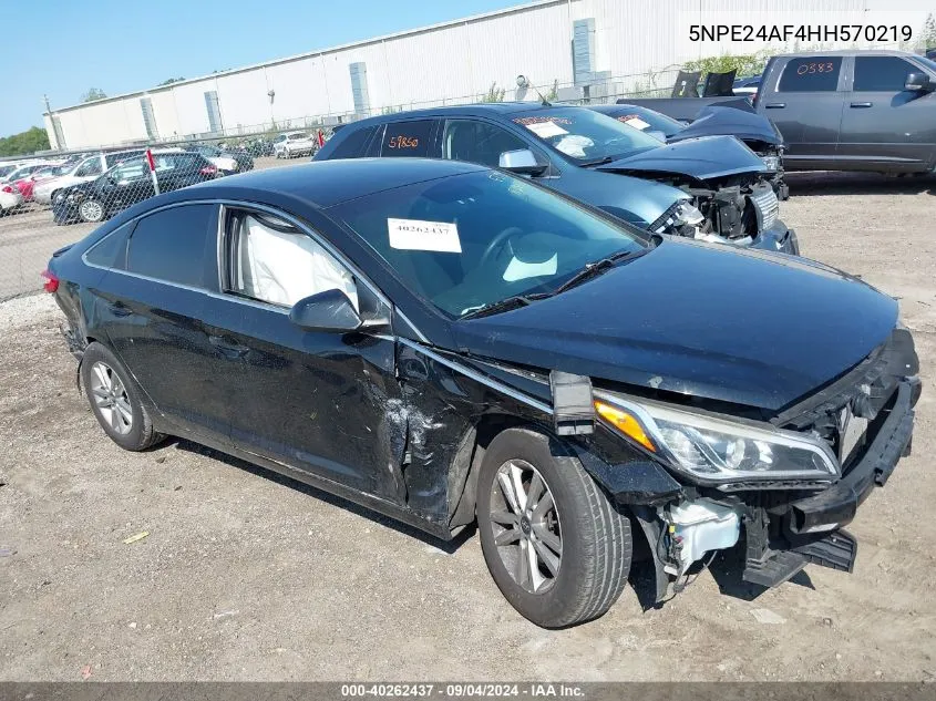 5NPE24AF4HH570219 2017 Hyundai Sonata