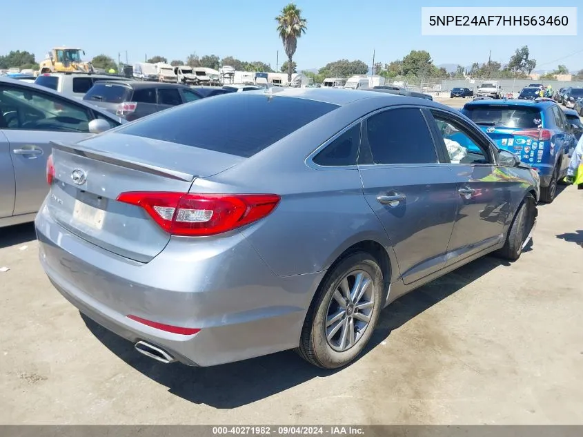 5NPE24AF7HH563460 2017 Hyundai Sonata Se