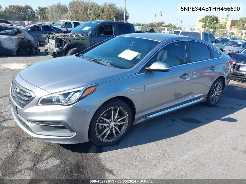 5NPE34AB1HH456690 2017 Hyundai Sonata Sport 2.0T