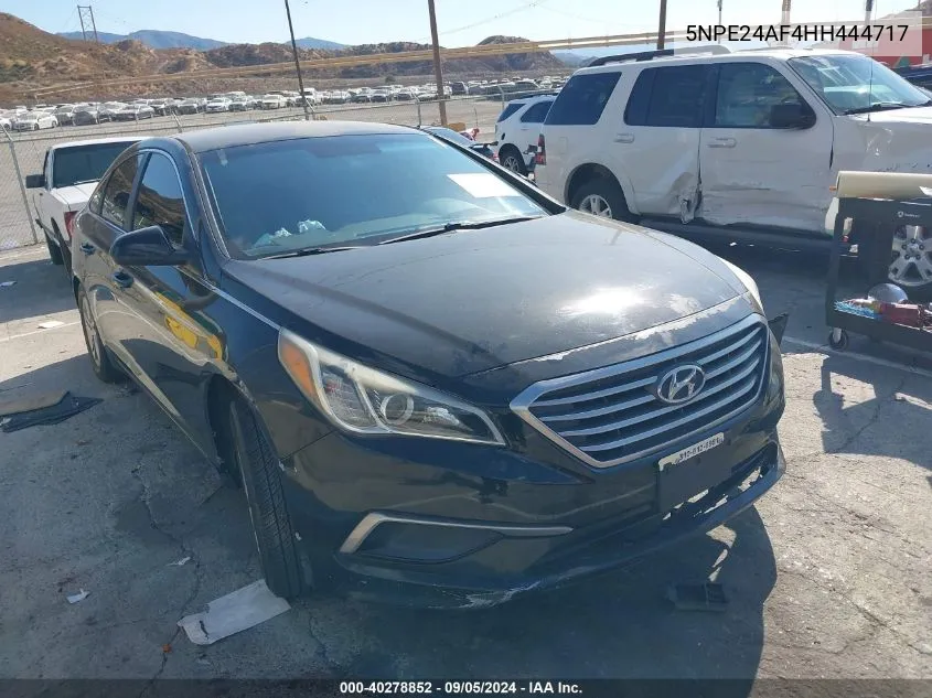 5NPE24AF4HH444717 2017 Hyundai Sonata Se