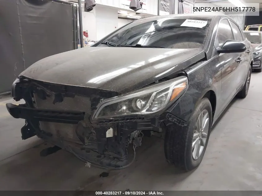 5NPE24AF6HH517778 2017 Hyundai Sonata Se