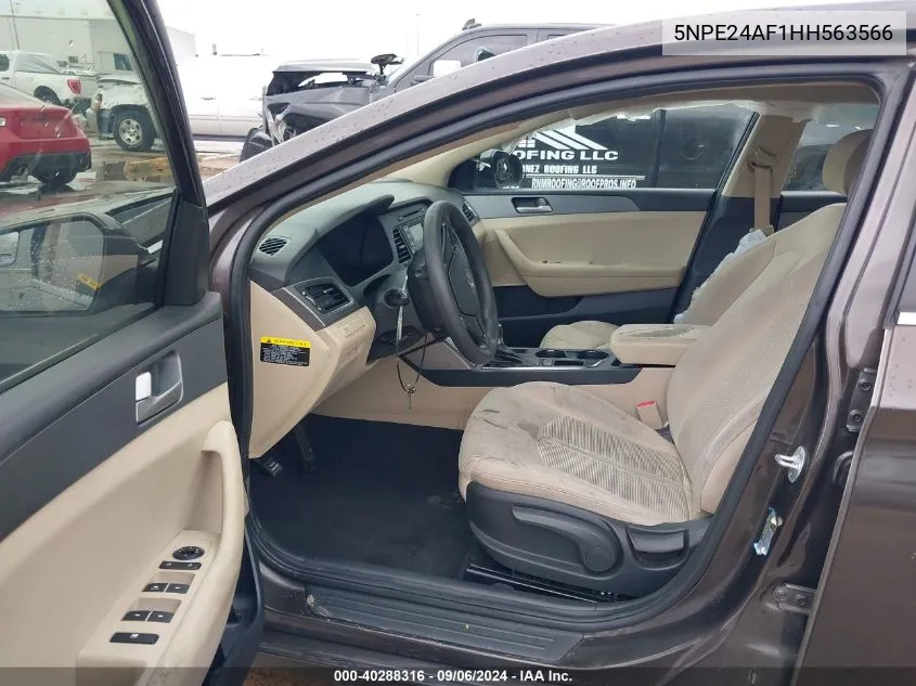 5NPE24AF1HH563566 2017 Hyundai Sonata