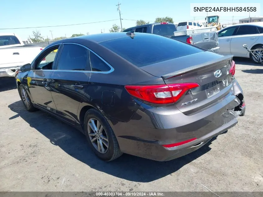 2017 Hyundai Sonata VIN: 5NPE24AF8HH584558 Lot: 40303704