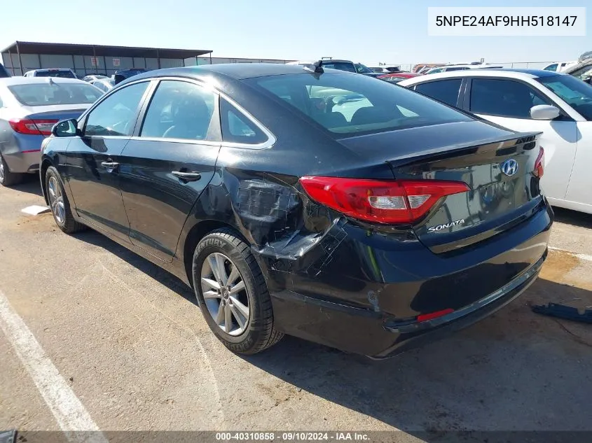 5NPE24AF9HH518147 2017 Hyundai Sonata