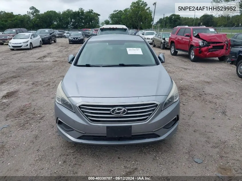 5NPE24AF1HH529952 2017 Hyundai Sonata Se