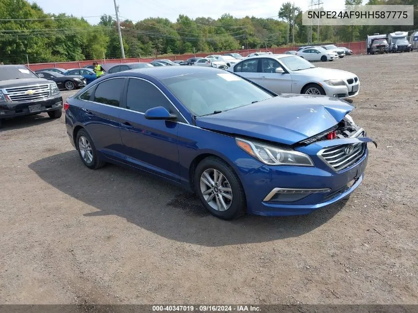 2017 Hyundai Sonata VIN: 5NPE24AF9HH587775 Lot: 40347019