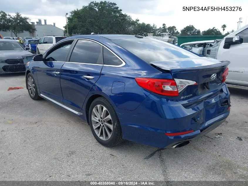 5NPE34AF5HH453276 2017 Hyundai Sonata Sport