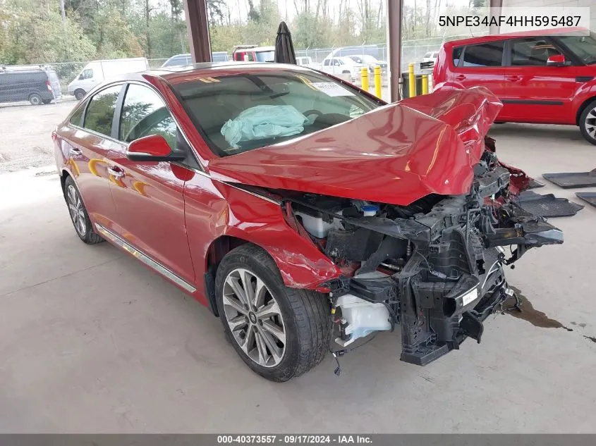 5NPE34AF4HH595487 2017 Hyundai Sonata Limited