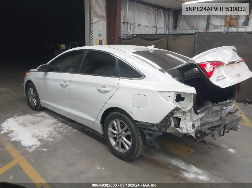 5NPE24AF9HH530833 2017 Hyundai Sonata Se