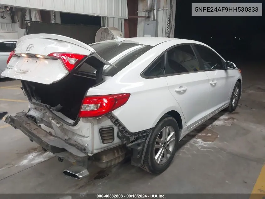 5NPE24AF9HH530833 2017 Hyundai Sonata Se