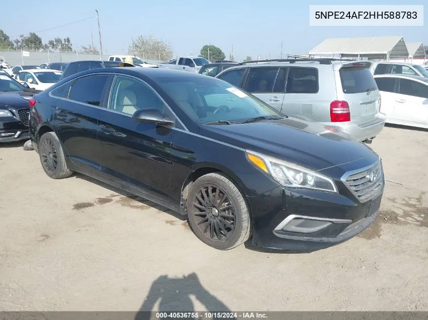 5NPE24AF2HH588783 2017 Hyundai Sonata Se