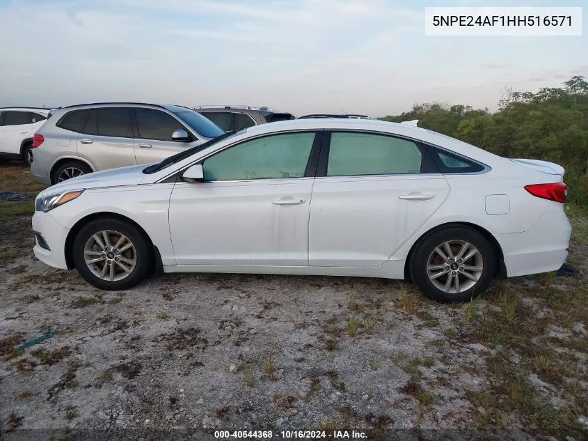 2017 Hyundai Sonata Se VIN: 5NPE24AF1HH516571 Lot: 40544368