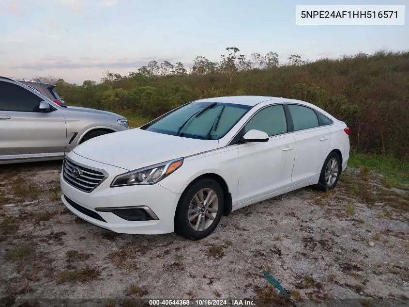 2017 Hyundai Sonata Se VIN: 5NPE24AF1HH516571 Lot: 40544368