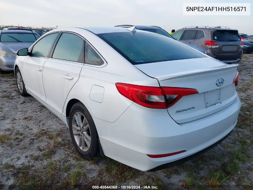 2017 Hyundai Sonata Se VIN: 5NPE24AF1HH516571 Lot: 40544368