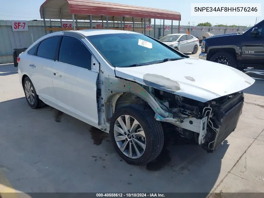 5NPE34AF8HH576246 2017 Hyundai Sonata Sport