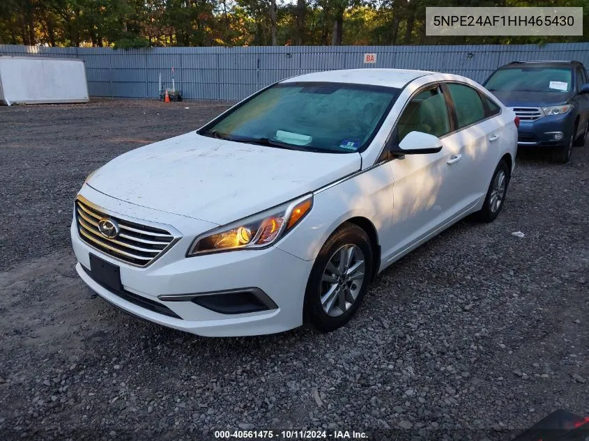 5NPE24AF1HH465430 2017 Hyundai Sonata Se