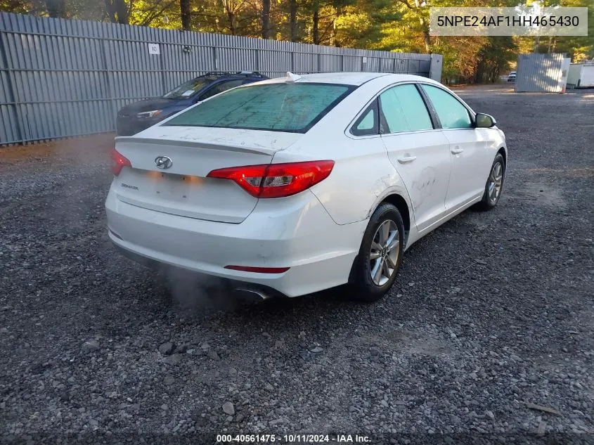 5NPE24AF1HH465430 2017 Hyundai Sonata Se