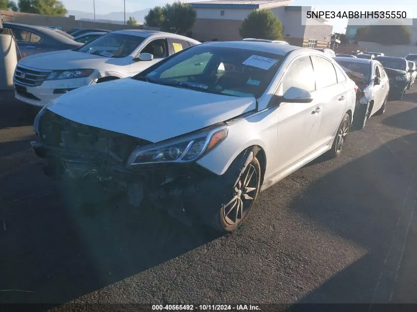 2017 Hyundai Sonata Sport 2.0T VIN: 5NPE34AB8HH535550 Lot: 40565492