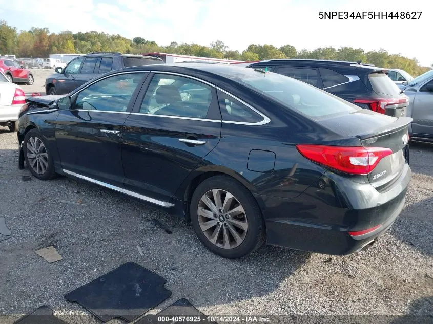 5NPE34AF5HH448627 2017 Hyundai Sonata Sport/Limited