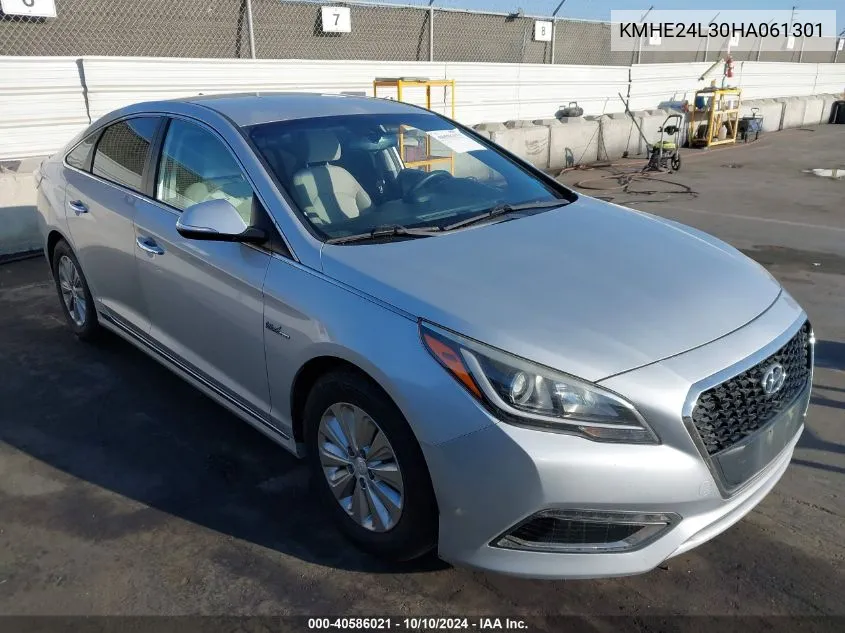 2017 Hyundai Sonata Hybrid Se VIN: KMHE24L30HA061301 Lot: 40586021