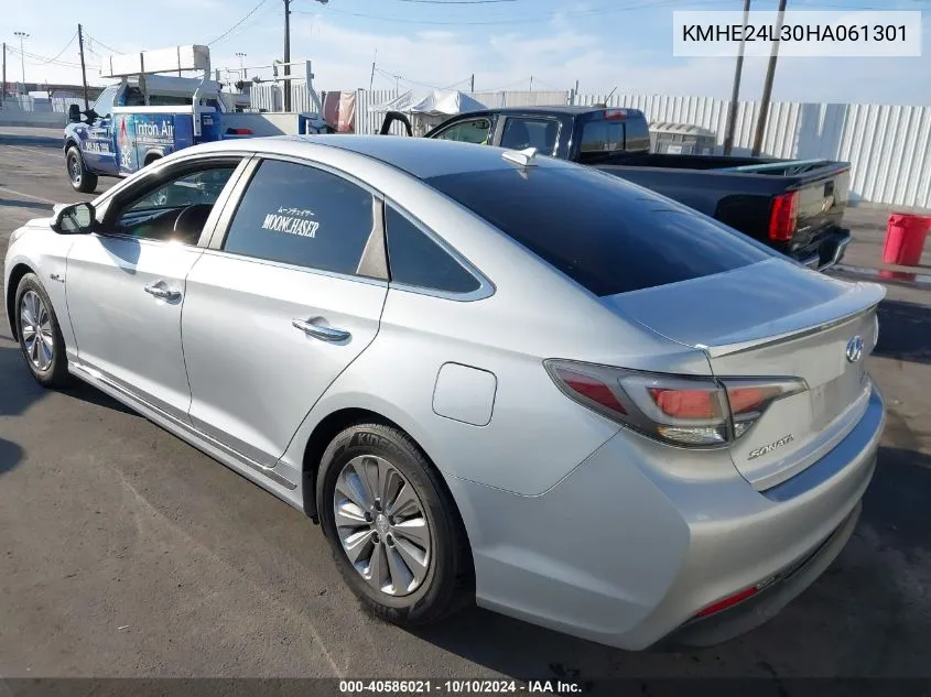 2017 Hyundai Sonata Hybrid Se VIN: KMHE24L30HA061301 Lot: 40586021