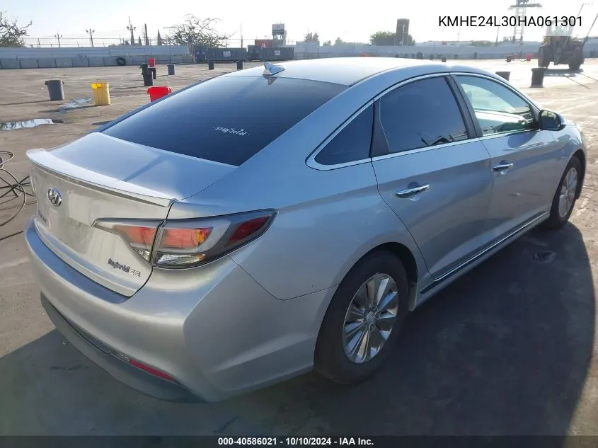 2017 Hyundai Sonata Hybrid Se VIN: KMHE24L30HA061301 Lot: 40586021