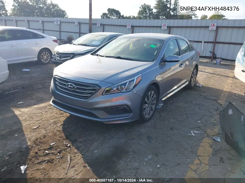 2017 Hyundai Sonata Sport/Limited VIN: 5NPE34AFXHH484376 Lot: 40587187