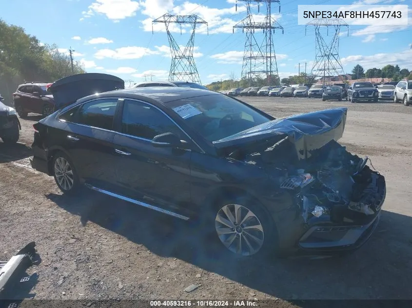 5NPE34AF8HH457743 2017 Hyundai Sonata Sport