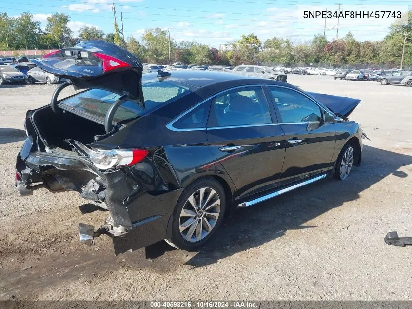 5NPE34AF8HH457743 2017 Hyundai Sonata Sport