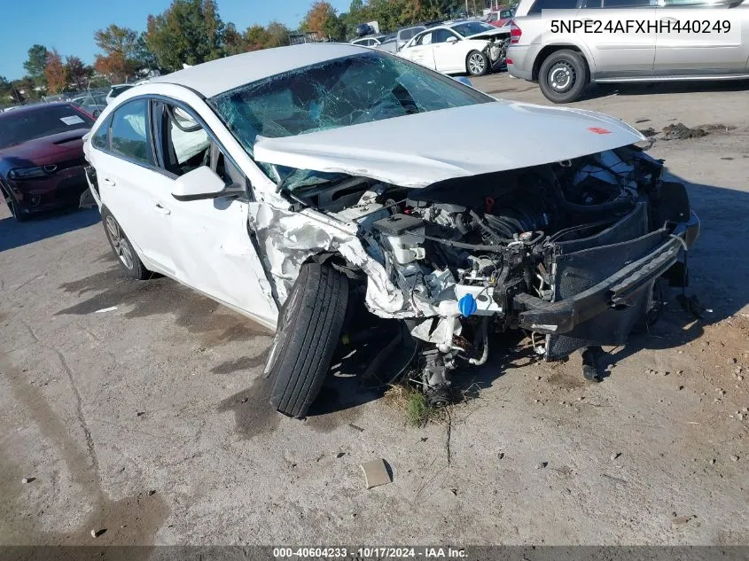 5NPE24AFXHH440249 2017 Hyundai Sonata Se