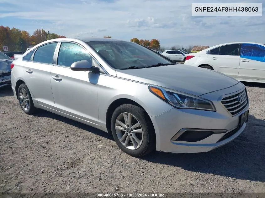 2017 Hyundai Sonata Se VIN: 5NPE24AF8HH438063 Lot: 40615768