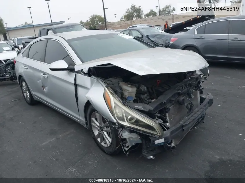 5NPE24AF8HH445319 2017 Hyundai Sonata