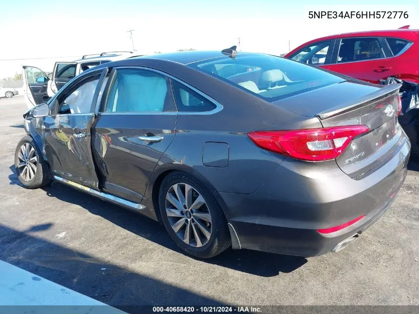 5NPE34AF6HH572776 2017 Hyundai Sonata Sport