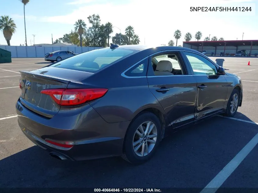 5NPE24AF5HH441244 2017 Hyundai Sonata