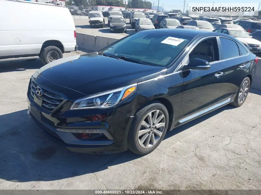 5NPE34AF5HH595224 2017 Hyundai Sonata Limited