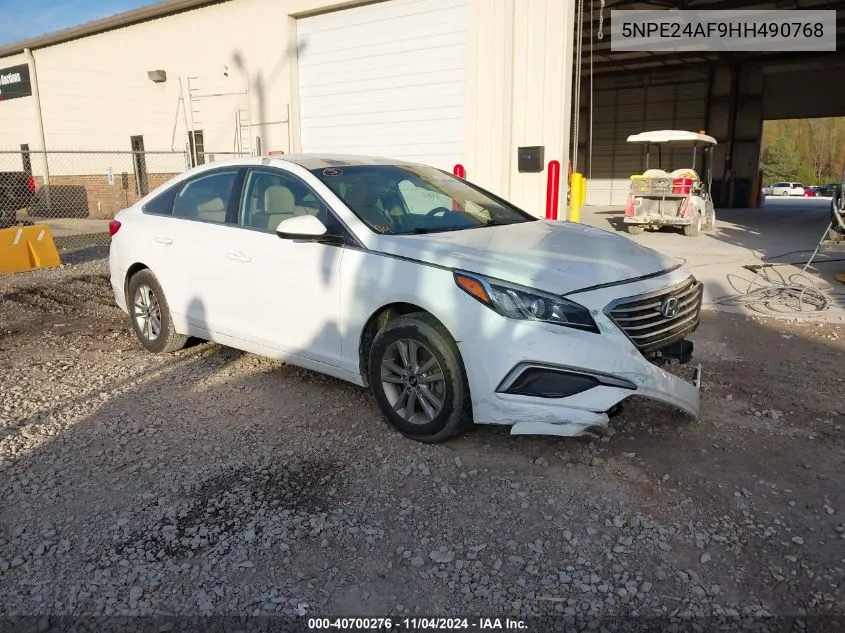 2017 Hyundai Sonata Se VIN: 5NPE24AF9HH490768 Lot: 40700276